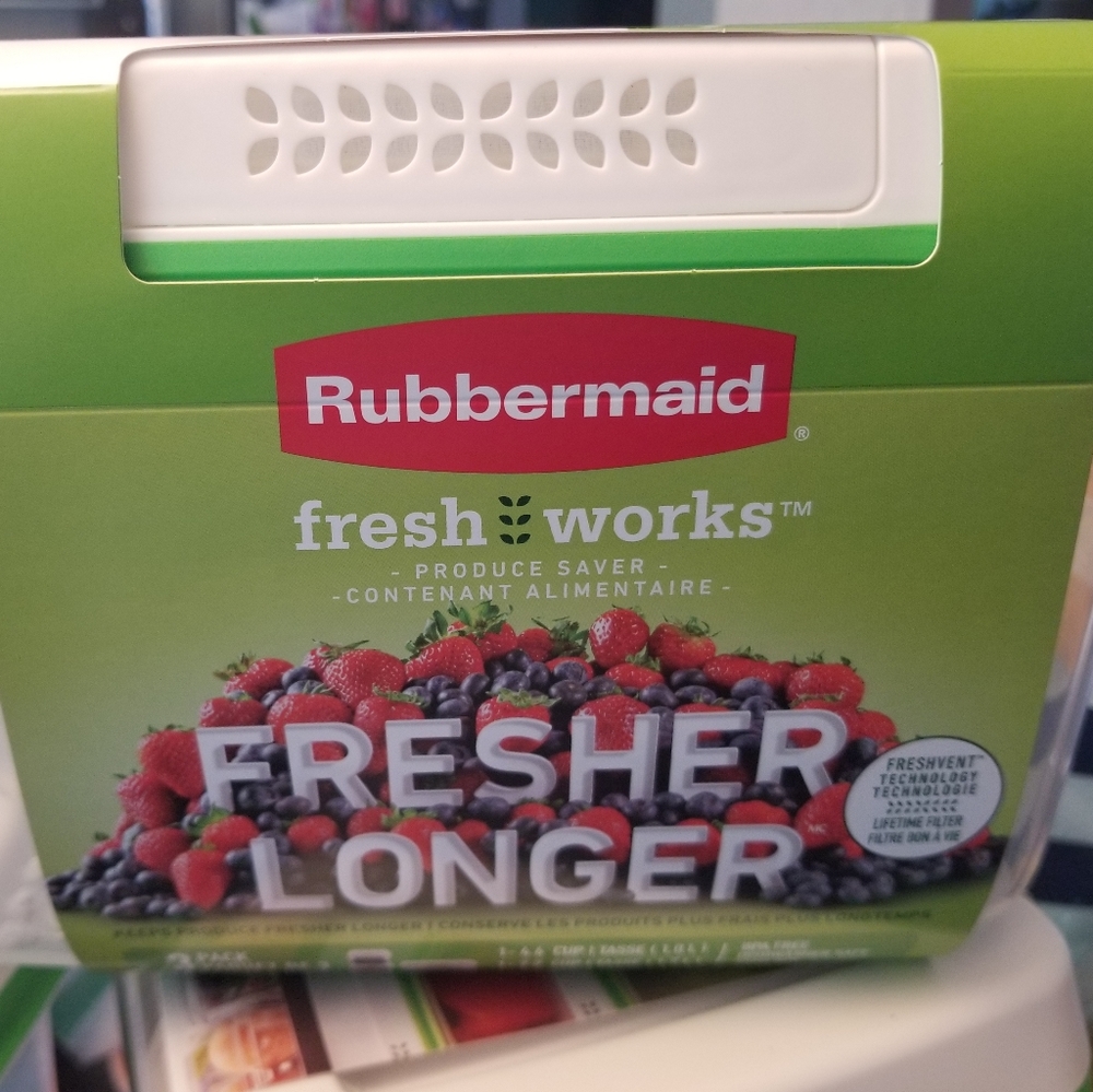 Rubbermaid fresh works produce saver 3 pack